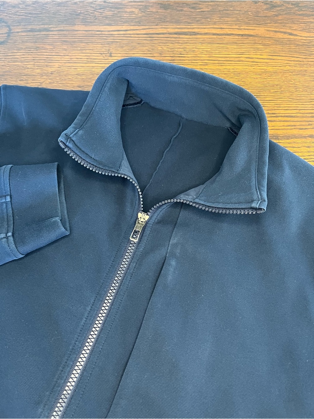 Lululemon SOJOURN JACKET Warpstreme Performance Men Size L Navy Blue Full Zip